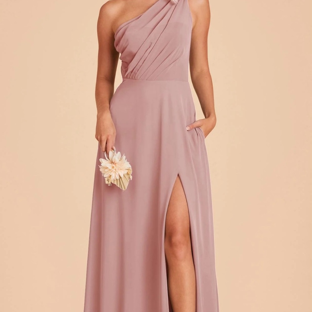 Birdy Grey Kira Elegant One-Shoulder Dress- English Rose
